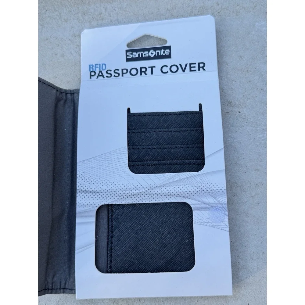 Samsonite RFID Passport Cover  - Black BRAND NEW